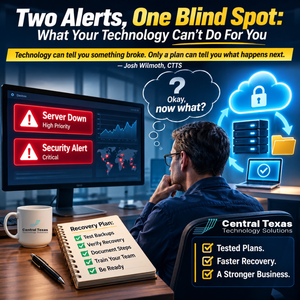 Two Alerts, One Blind Spot