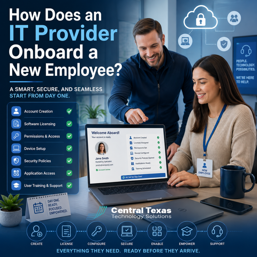 How Does an IT Provider Onboard a New Employee?