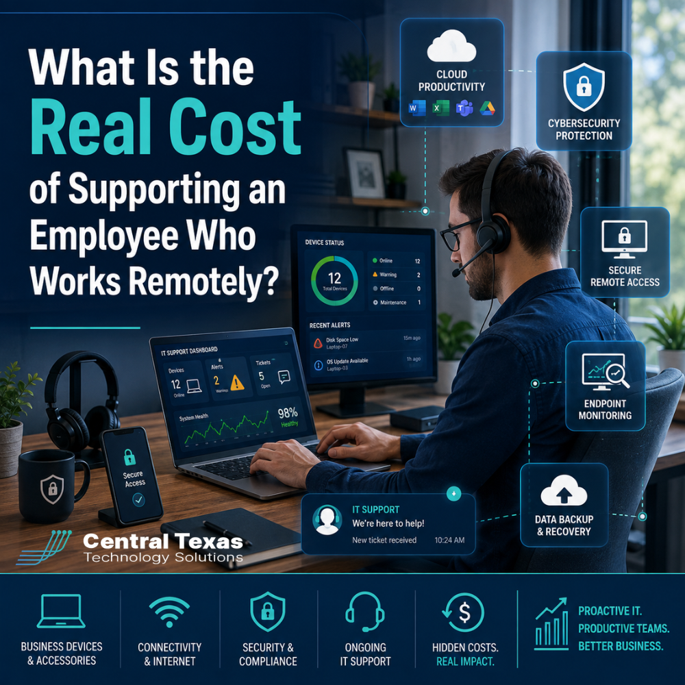 What Is the Real Cost of Supporting an Employee Who Works Remotely?