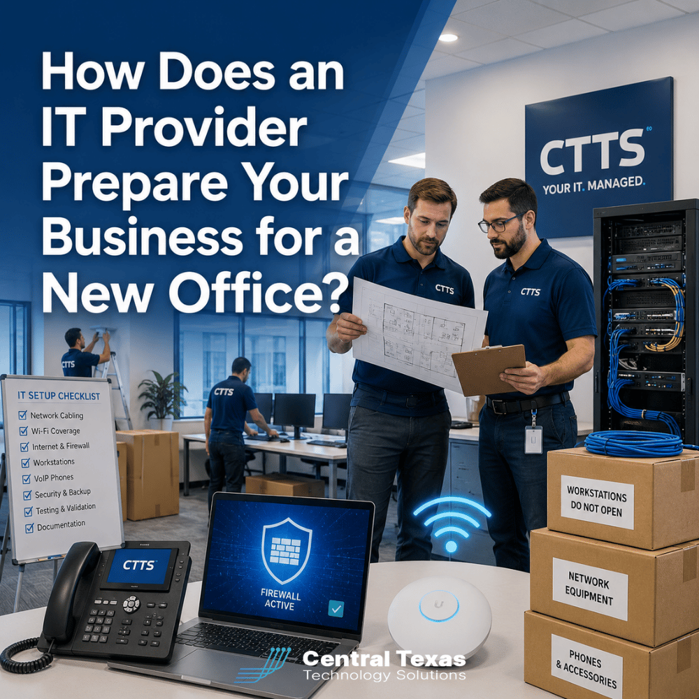 How Does an IT Provider Prepare Your Business for a New Office?