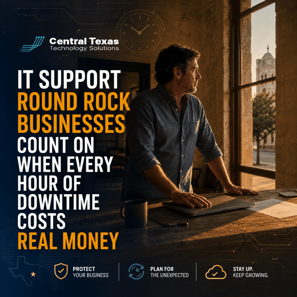 IT Support Round Rock Businesses Count On When Every Hour of Downtime Costs Real Money