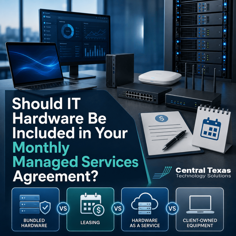 Should IT Hardware Be Included in Your Monthly Managed Services Agreement?