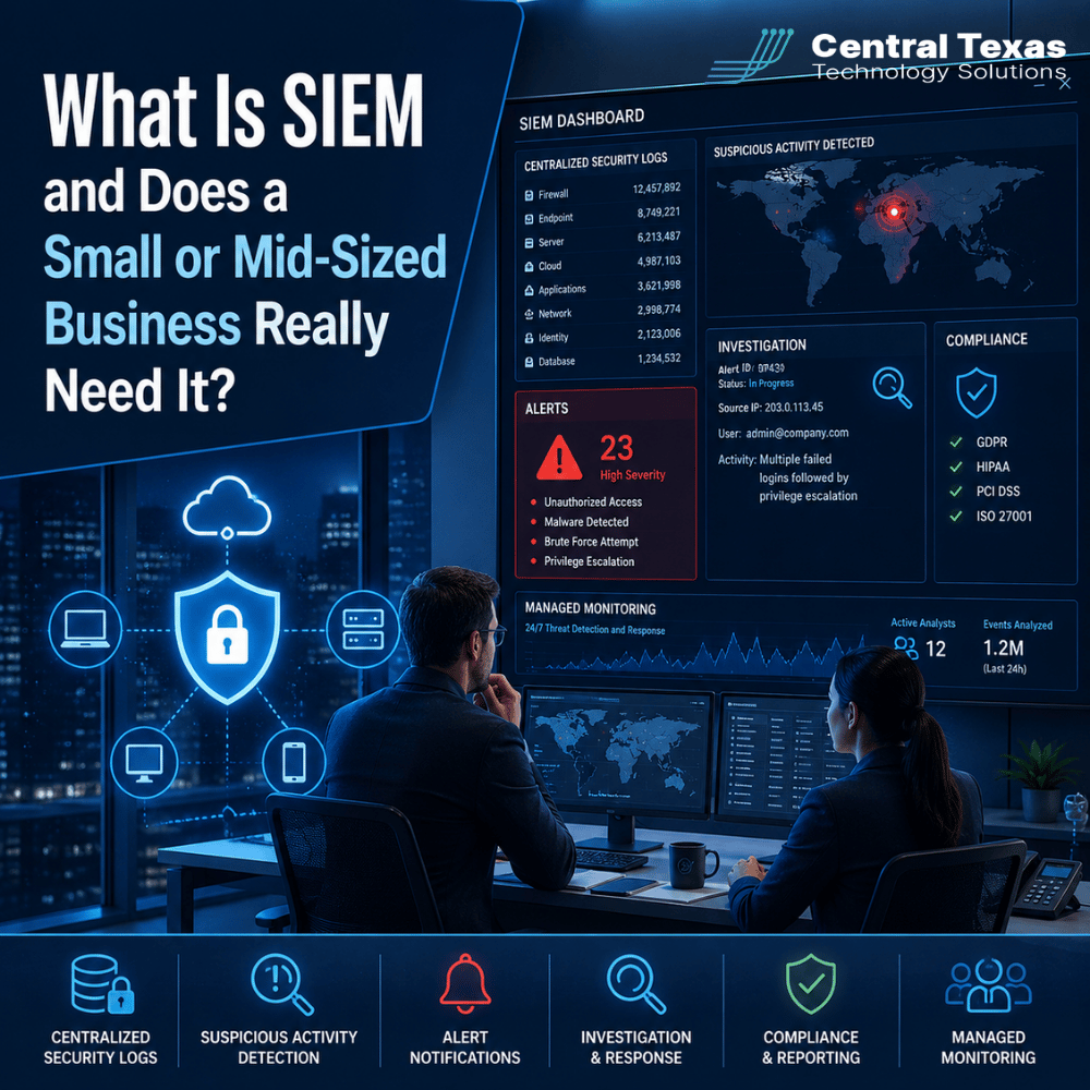 What Is SIEM and Does a Small or Mid-Sized Business Really Need It?