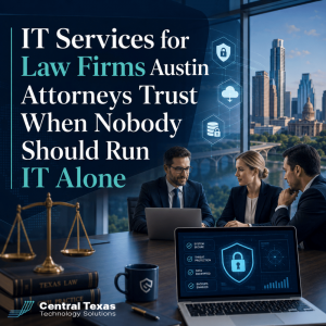 IT Services for Law Firms Austin Attorneys Trust When Nobody Should Run IT Alone