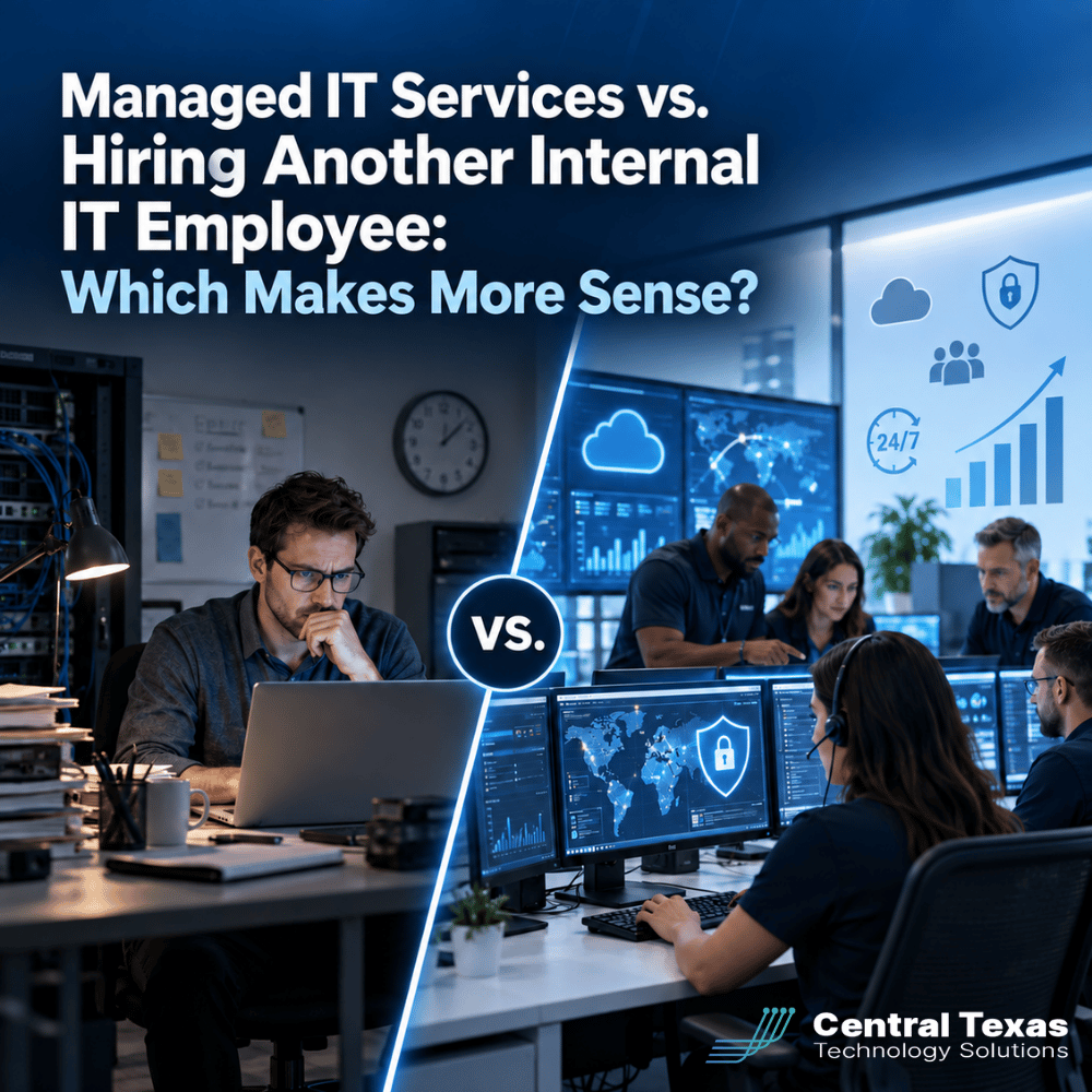 Managed IT Services vs. Hiring Another Internal IT Employee: Which Makes More Sense?
