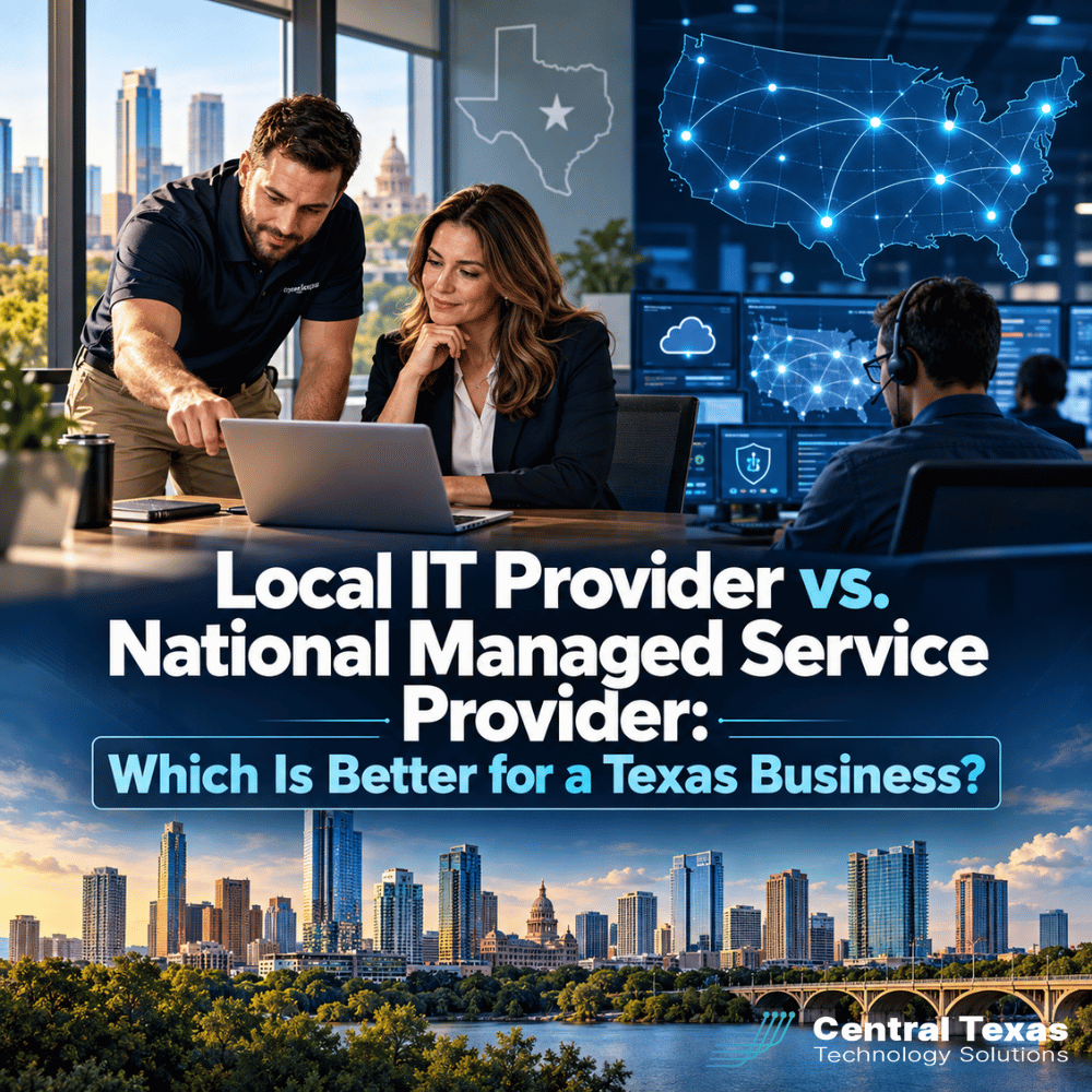 Local IT Provider vs. National Managed Service Provider: Which Is Better for a Texas Business?