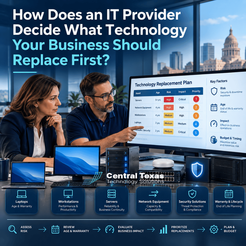 How Does an IT Provider Decide What Technology Your Business Should Replace First?