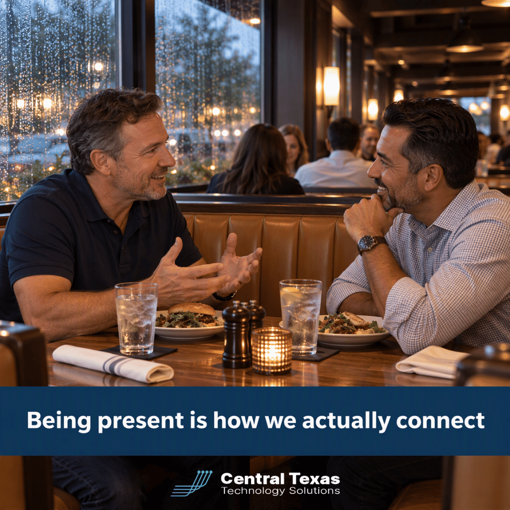 Being Present Is How We Actually Connect