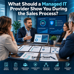 What Should A Managed IT Provider Show You During the Sales Process?