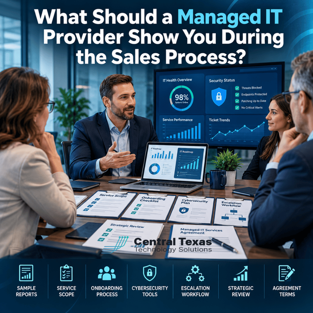 What Should A Managed IT Provider Show You During the Sales Process?