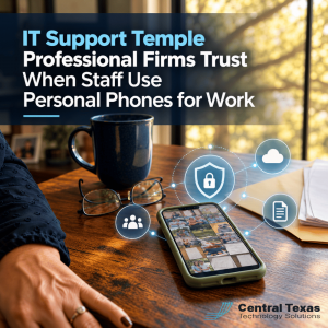 IT Support Temple Professional Firms Trust When Staff Use Personal Phones for Work