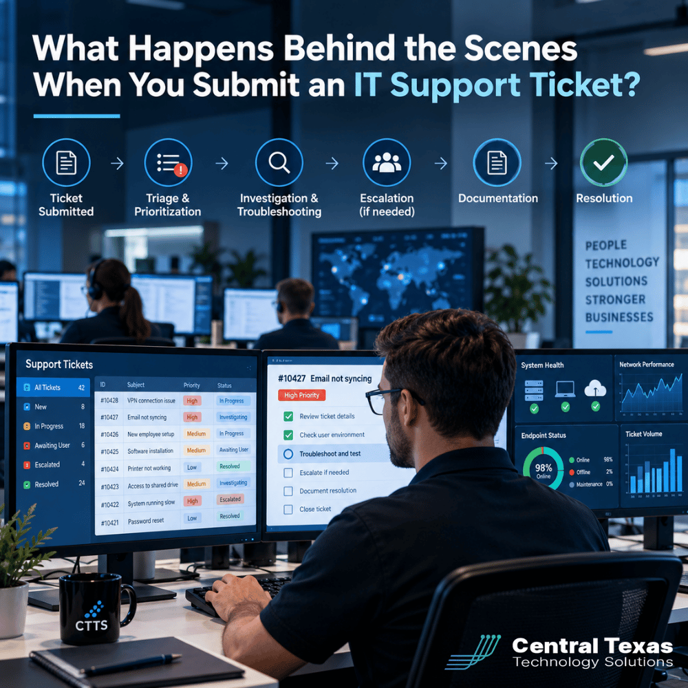 What Happens Behind the Scenes When You Submit an IT Support Ticket?
