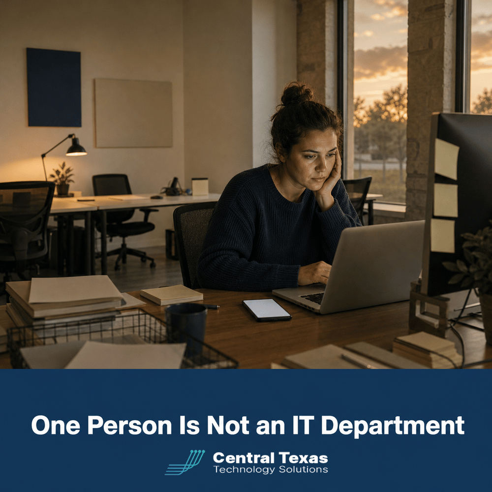 One Person is Not an IT Department