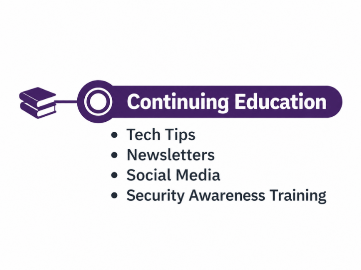 CTTS Continuing Education: tech tips, newsletters, security awareness training