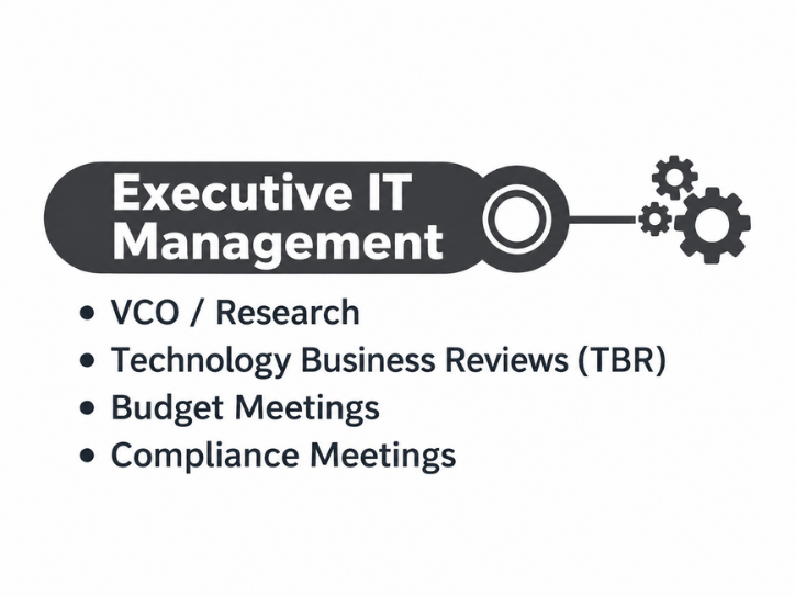 CTTS Executive IT Management: business reviews, budget and compliance meetings